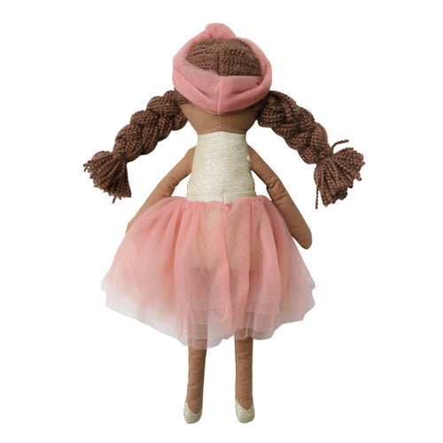 Doll - W/Pink & Gold Tutu