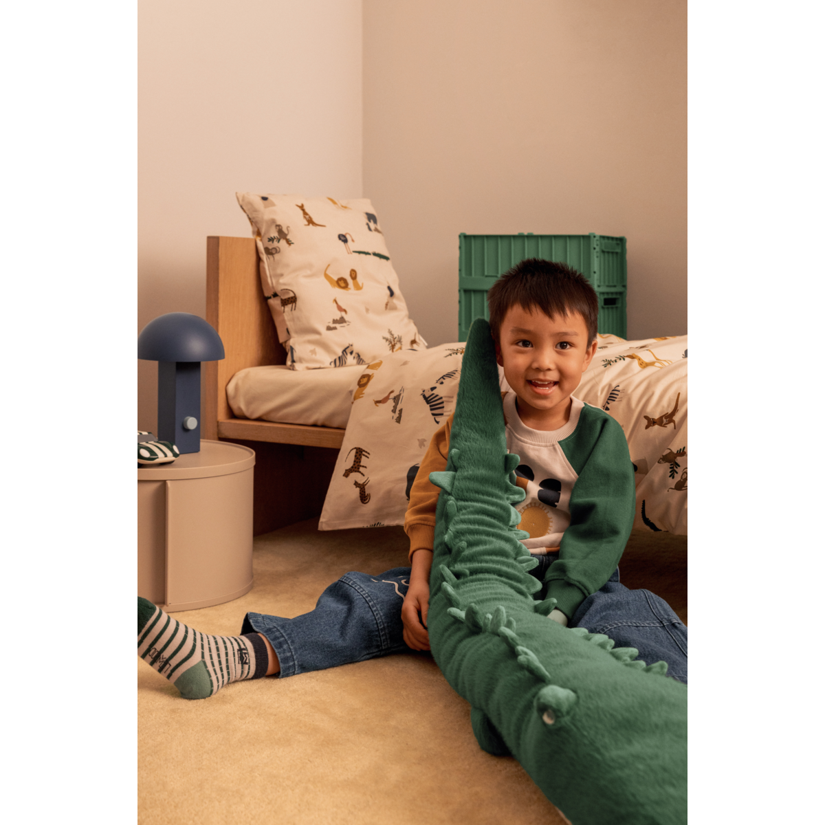 Teddy - Crocodile - Garden Green