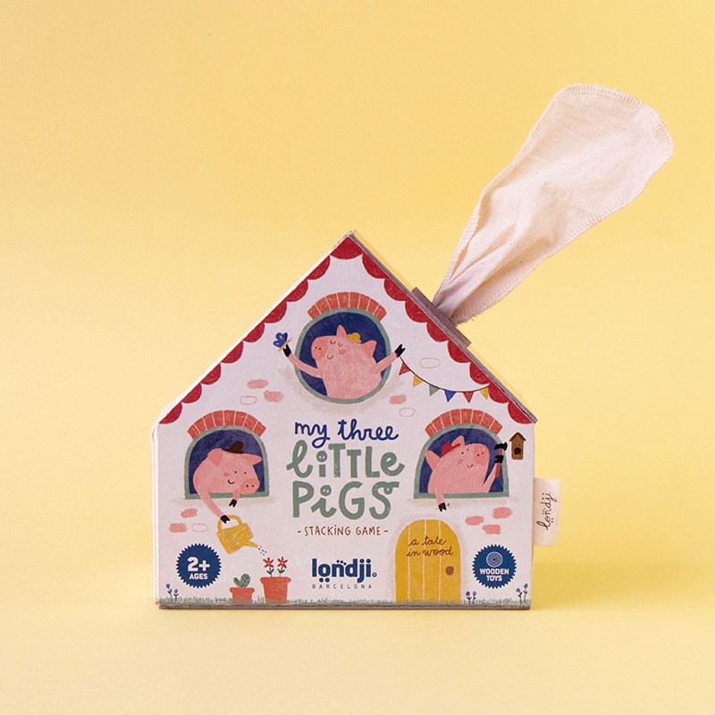 Wooden Toy - My Three Little Pigs