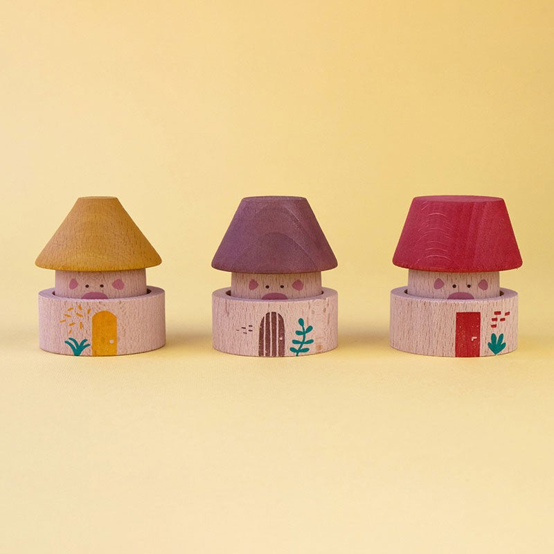 Wooden Toy - My Three Little Pigs
