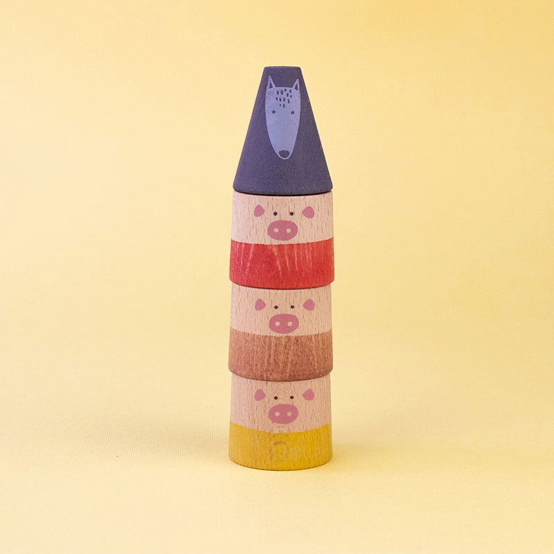 Wooden Toy - My Three Little Pigs